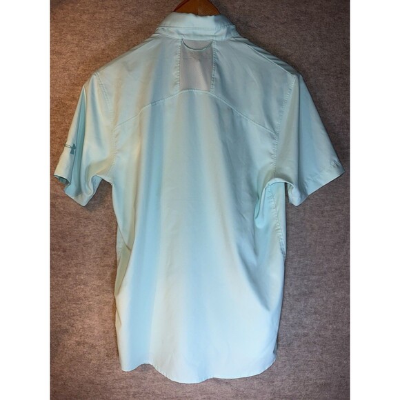 Under Armour Men’s Small Heat Gear Moisture Wicking Short Sleeve Button Up - Picture 2 of 7